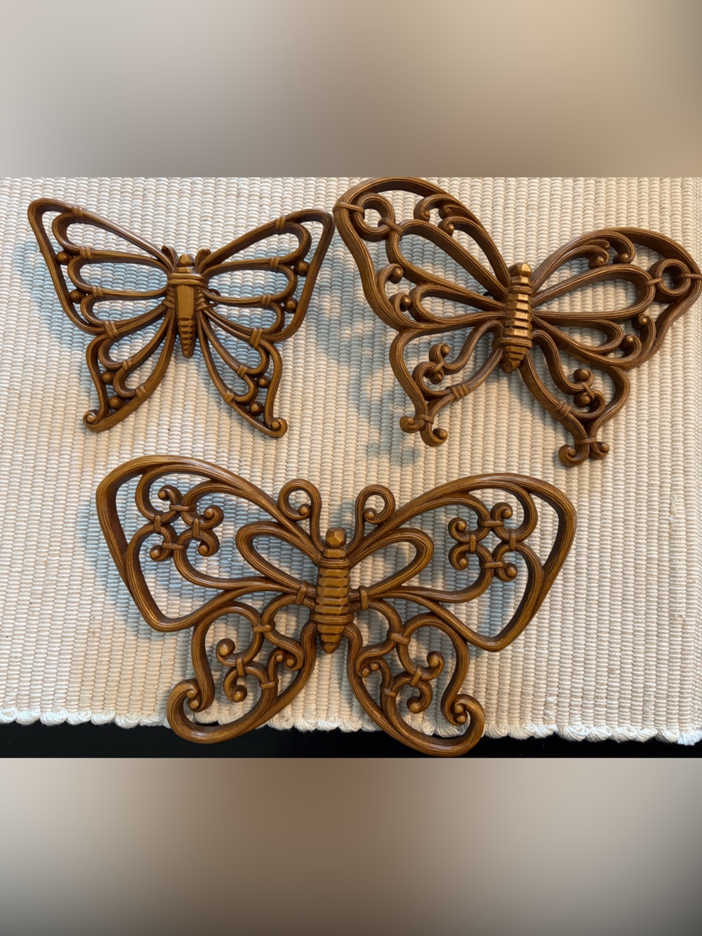 Vintage Butterfly Wall Decor Set - Elegant Home Accent